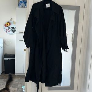Aritzia Black trench coat